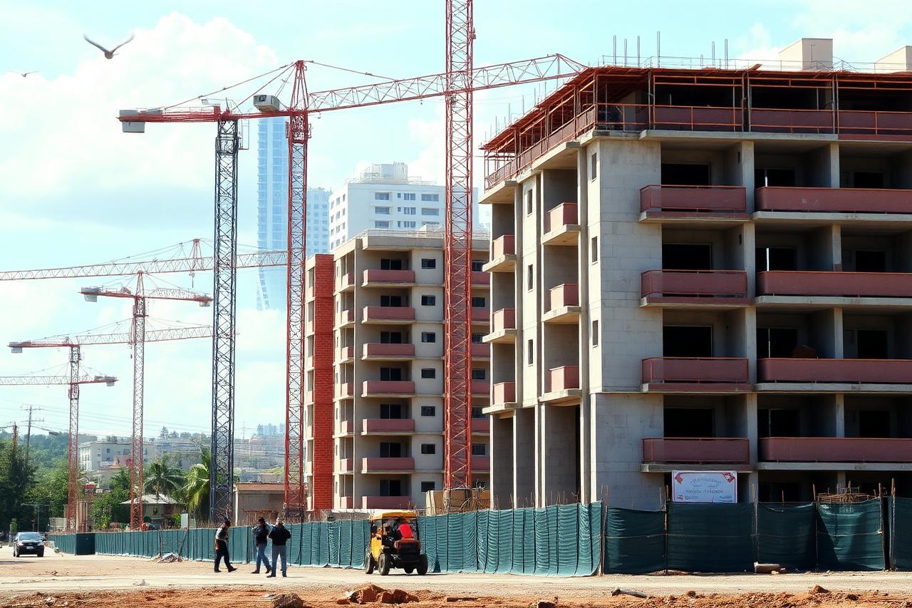 Obra en construcción en Bogotá atendida con suministro de agua